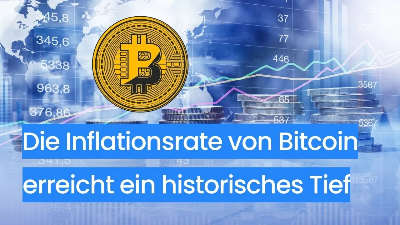 Inflationsrate von Bitcoin